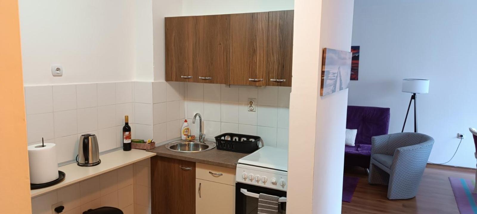 Lovely Square Apartment Purple Velvet スコピエ エクステリア 写真