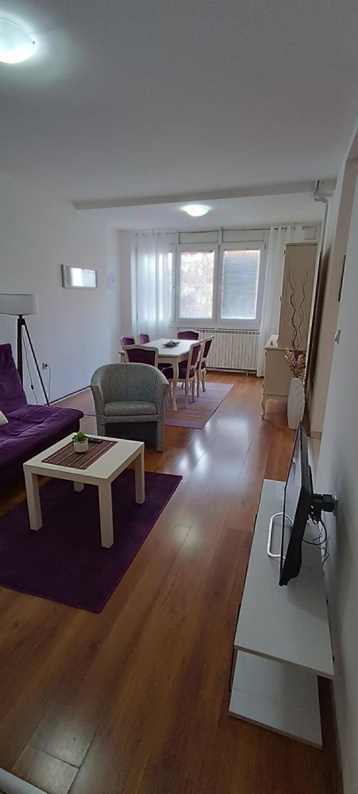 Lovely Square Apartment Purple Velvet スコピエ エクステリア 写真