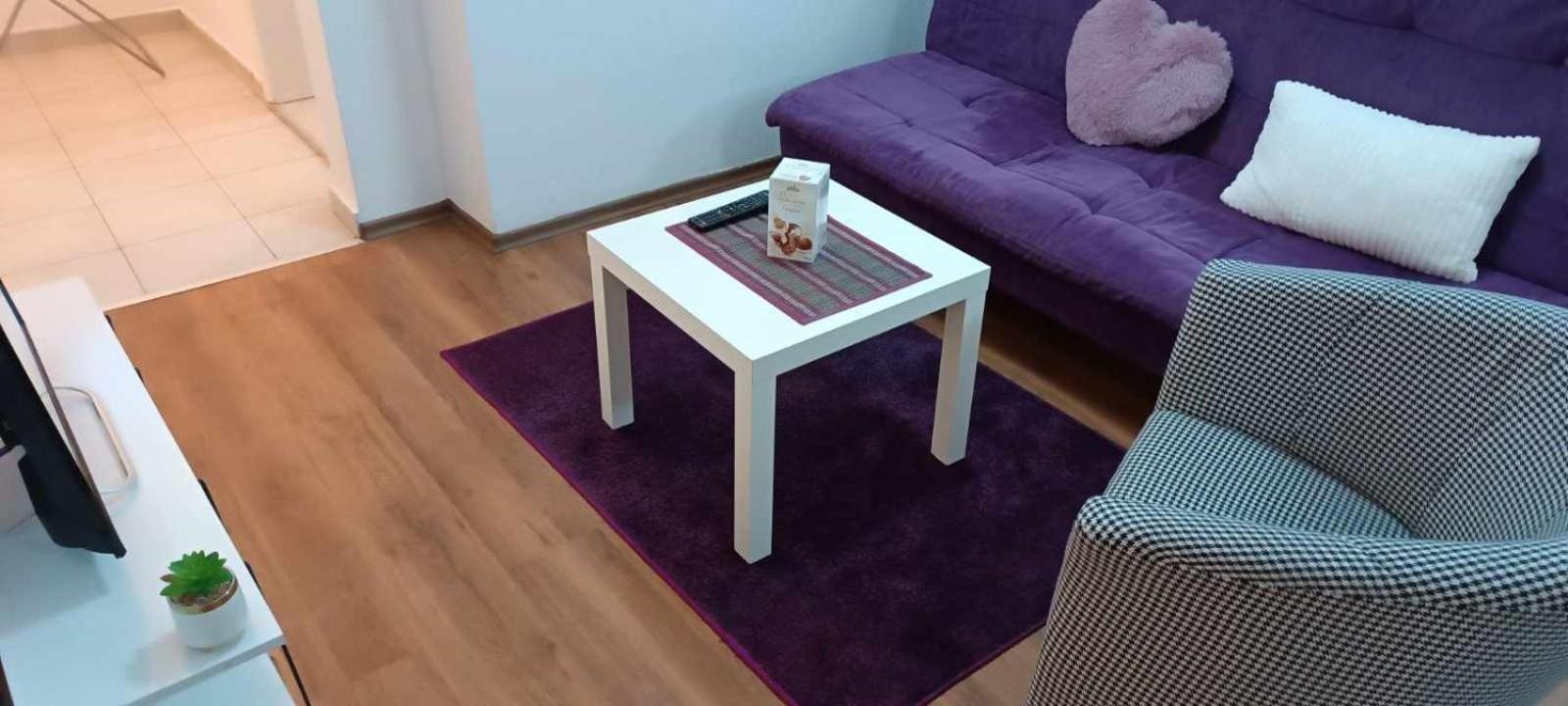 Lovely Square Apartment Purple Velvet スコピエ エクステリア 写真