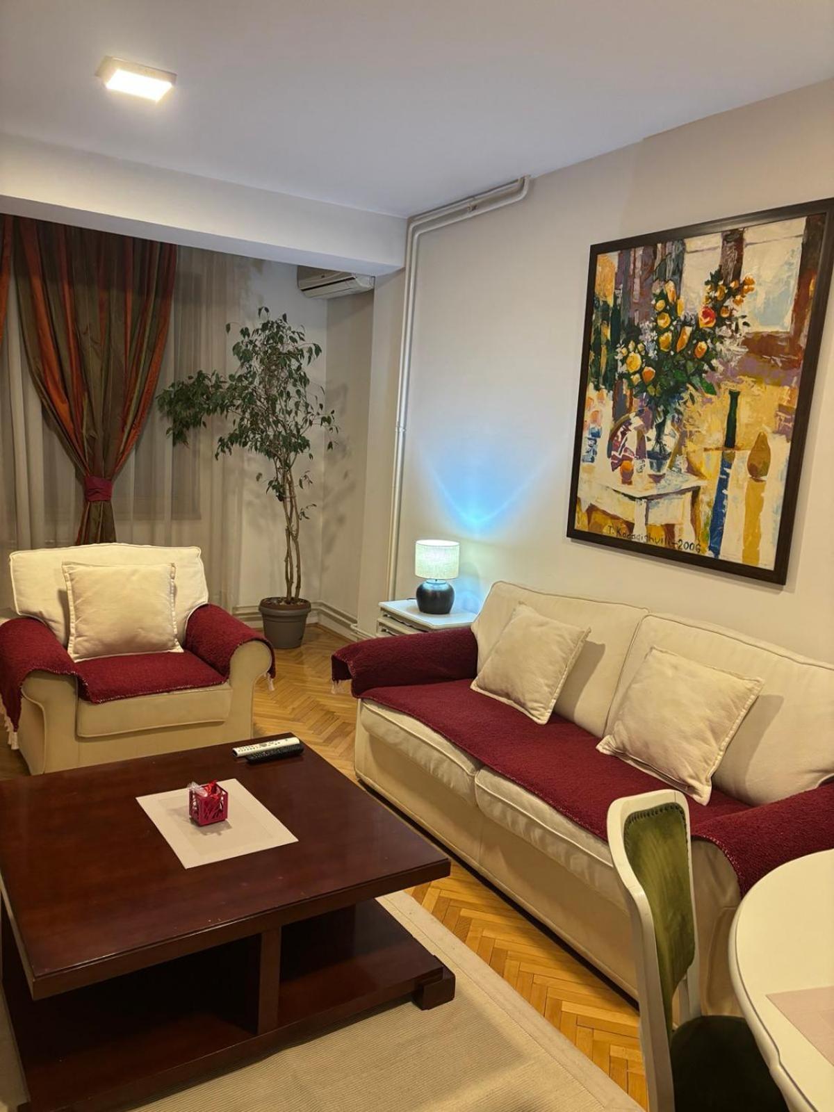 Lovely Square Apartment Purple Velvet スコピエ エクステリア 写真